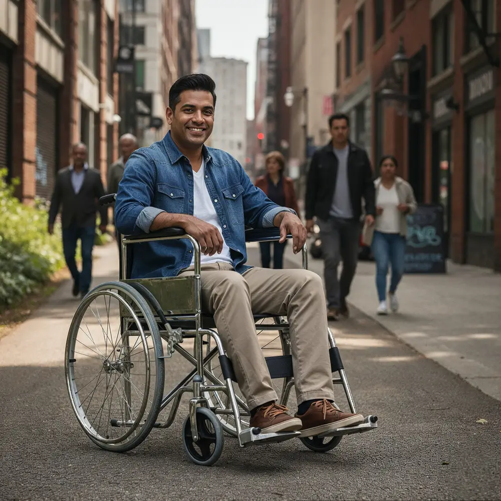 man on wheelchair - KCARE